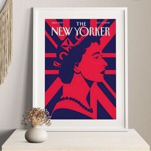 New Yorker Queen Elizabeth Print
